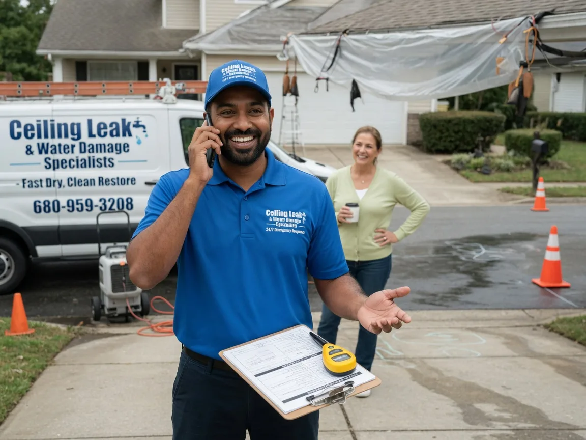 Ceiling Leak Cleanup Lamont, IA FAQs